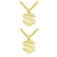 thumbnail image 1 of Jumpingount Collar de cadena para hombre, exquisito, único, en forma de letra fresca, collares para hombre, decoración colgante, accesorio de moda para la dorado 2piezas Jumpingount CBP208479, 1 of 6