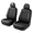 005-Black136, variant on Fit for Toyota FJ Cruiser 2011-2014 Car Seat Protector,5-Seat Full Set Faux Leather Seat Covers,Horizontal Panel Design,Airbag Compatible,Stretch Fit,Non-Slip,Black