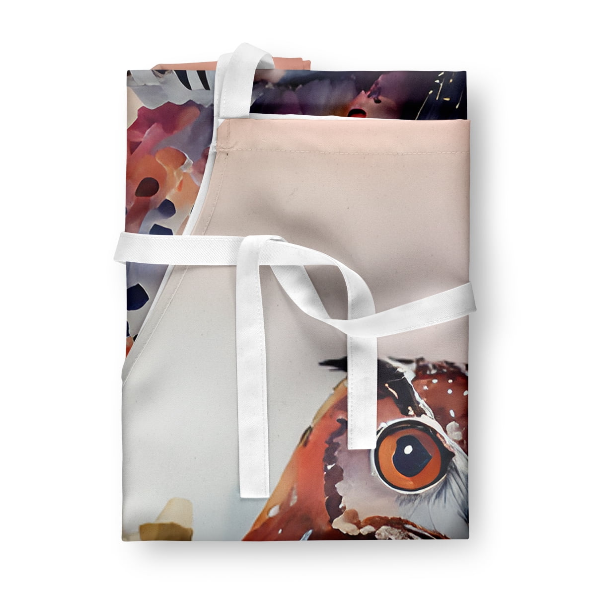 Elf Owl Apron 27 in x 30 in