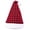 EO46_Red, variant on Lumtrix Christmas Plaid Santa Hat Xmas Men Women Plush White Snowflake Print Hat For Christmas New Year Holiday Party Green One Size