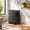 Matte Black, variant on 60L Dual Compartment Trash Can with Lid, Stainless Steel Sealed Garbage Bin, Soft-Close Pedal Operation for Kitchen, Office, Home