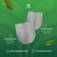 thumbnail image 3 of Worth 12" Round Planter, Lightweight Magnesium Oxide Cement Plant Pot, Grey, 3 of 11