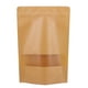 thumbnail image 5 of 18X26CM 100 Uds. Bolsa de papel Kraft autosellante de 10x15cm con ventana bolsas de pie Kraft resellables bolsas de almacenamiento de alimentos con cierre de cremallera Kraft, 5 of 5