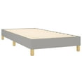 thumbnail image 4 of vidaXL Bed Frame Platform Bed Mattress Foundation Bedroom Furniture Fabric, 4 of 8