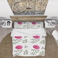 thumbnail image 3 of Designart 'Beautiful Red Rose' Cabin & Lodge Duvet Cover Set, 3 of 4