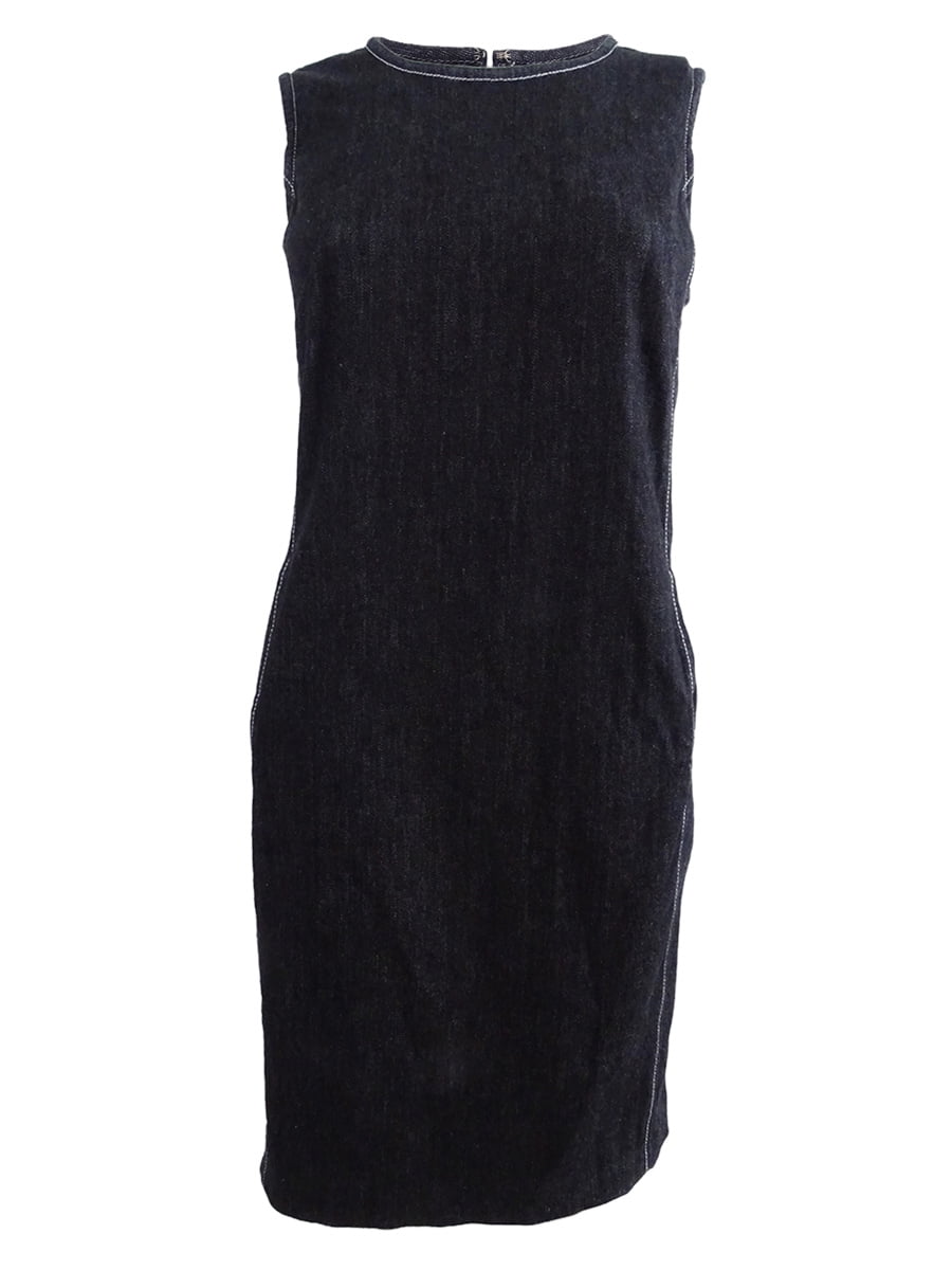 ralph lauren denim shift dress