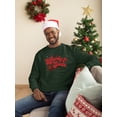 thumbnail image 2 of Howdy Santa - Western Christmas Men's Sweatshirt, 2 of 4