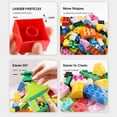 thumbnail image 2 of Juguetes de ladrillos de gran tamaño para niños  bloques de colores a granel  placas Base compatibles con bloques de marca  juguetes educativos para niños  50-300 piezas, 2 of 7