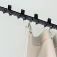 thumbnail image 3 of Bendable Ceiling Curved Curtain Track, Flexible Ceiling Curtain Mount Soft Windows Curved Track for Curtain Rail with Track Curtain System Bed Curtains, Ceiling Track (Black, 5 Meter/ 16.4 Feet), 3 of 7