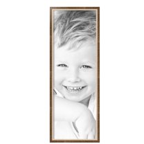 ArtToFrames 12" x 35" Taupe with Silver Lip Picture Frame, 12x35 inch Multi Wood Poster Frame (WOM-4986),  Pack