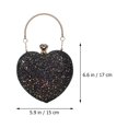 thumbnail image 2 of Shisuyan Sparkly Bag Heart Shaped Metal 1Set 6.7X5.9In, 2 of 8