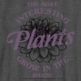 thumbnail image 2 of Boy's Wednesday The Most Interesting Plants Grow in the Shade  Graphic Tee Black X Small, 2 of 5