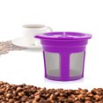 thumbnail image 2 of Mistaha Capsules de Café Tasse Rechargeable Filtres à Café Réutilisables Capsules Dosettes Conception Intégrée Passoire en Maille en Acier Inoxydable de Remplacement pour Keurig 2.0 et 1.0 avec Brosse et Cuillère Lot de 8, 2 of 8