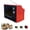 Red, variant on Mini Cartoon TV, Rechargeable Mini Retro TV Cartoon Player with 8GB Memory, Supports Headphones & USB Playback – Perfect for Dollhouse Scenes & Collectible Decor, Knob Controls (Red)