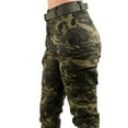 Tawop Women'S High Waist Slim Fit Jogger Cargo Camouflage Pants For