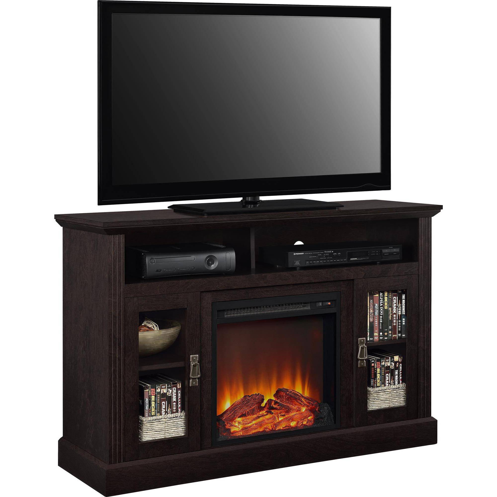 Media Console Fireplaces TV Stands  Walmart.com