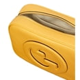 thumbnail image 2 of Gucci Blondie GG Patch Diagonal Stitching Yellow Leather Crossbody Handbag, 2 of 5