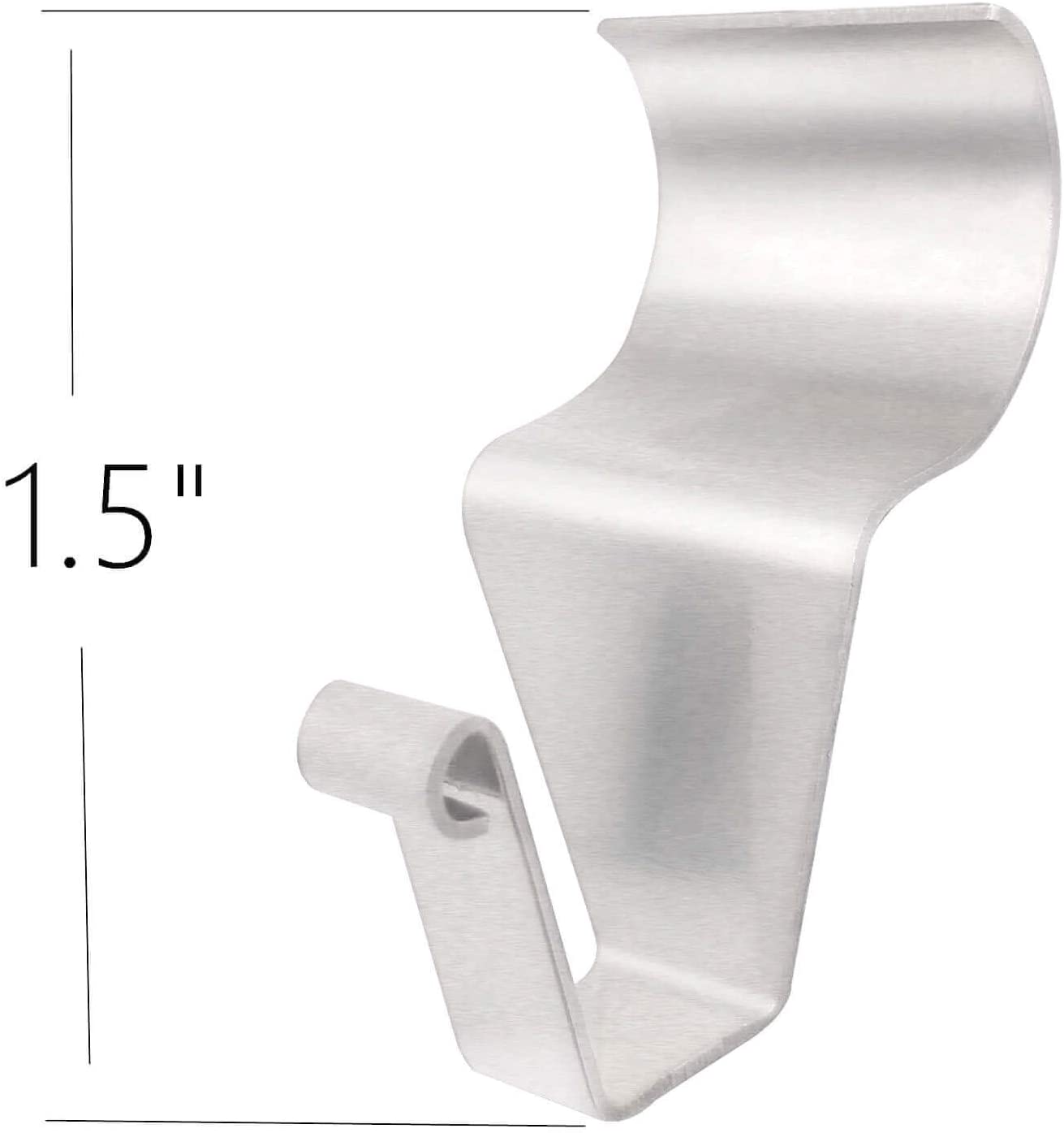 Vinyl Siding Hooks Hanger - 20 Pack Heavy Duty Stainless No-Hole Needed Vinyl Siding Clips for Hanging- Vinyl Siding Hooks for Outdoor Decorations (20) - image 3 of 7