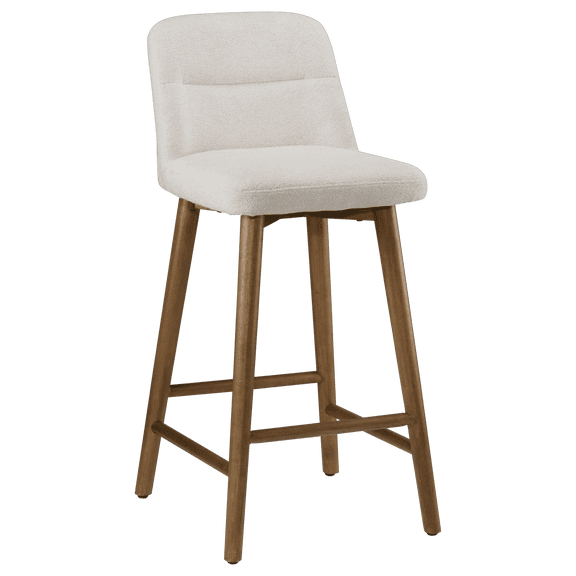 Bouclair Tabouret de Bar Rembourré à l'Avoine avec Pattes en Bois