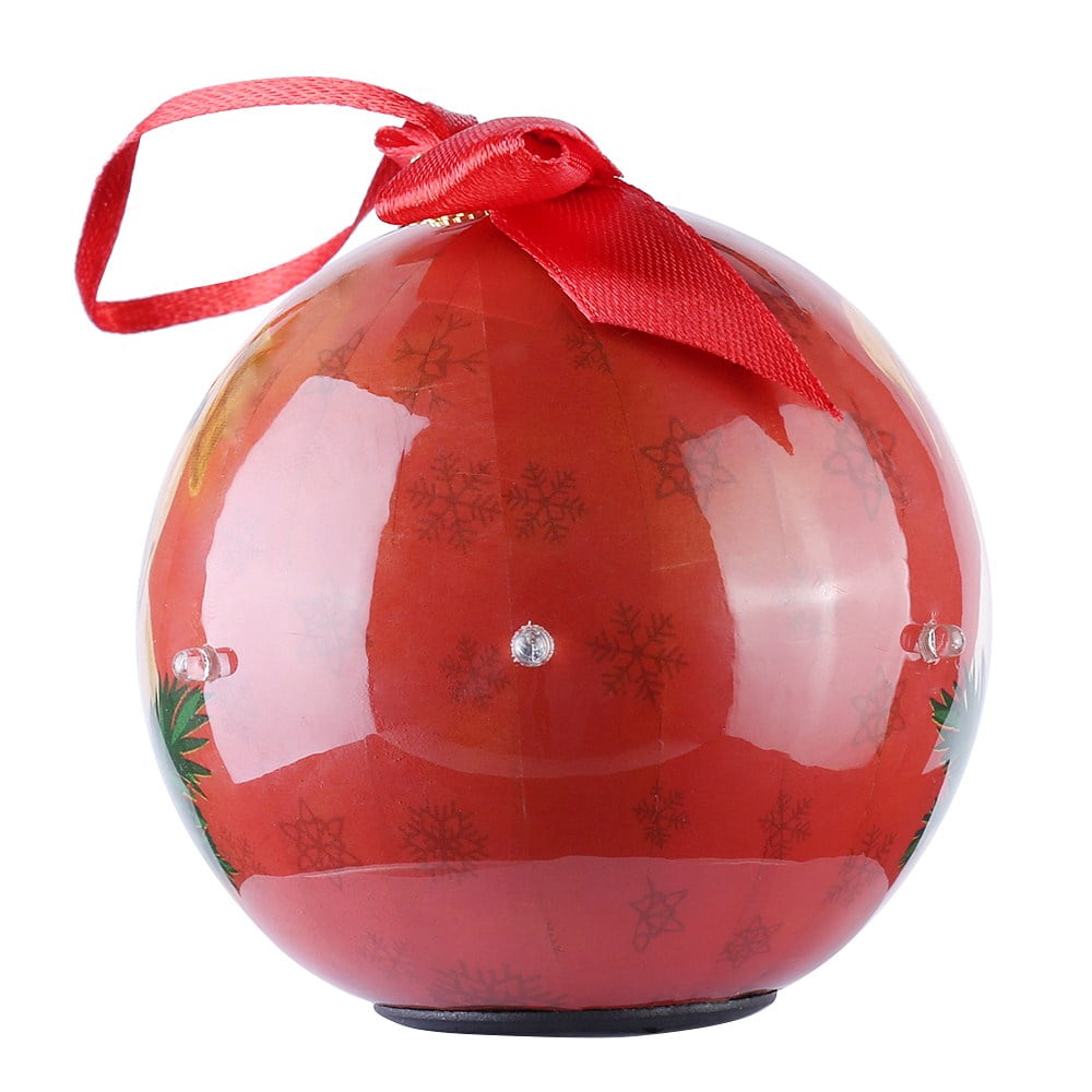 Dog Collection Twinkling Lights Christmas Ball Indoor Decorative Ornament