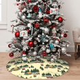 thumbnail image 5 of Yiaed Camping Caravan 1 Print Christmas Tree Skirt , Tree SkirtsTree Mat for Christmas Winter Holiday Indoor Decorations-48", 5 of 7