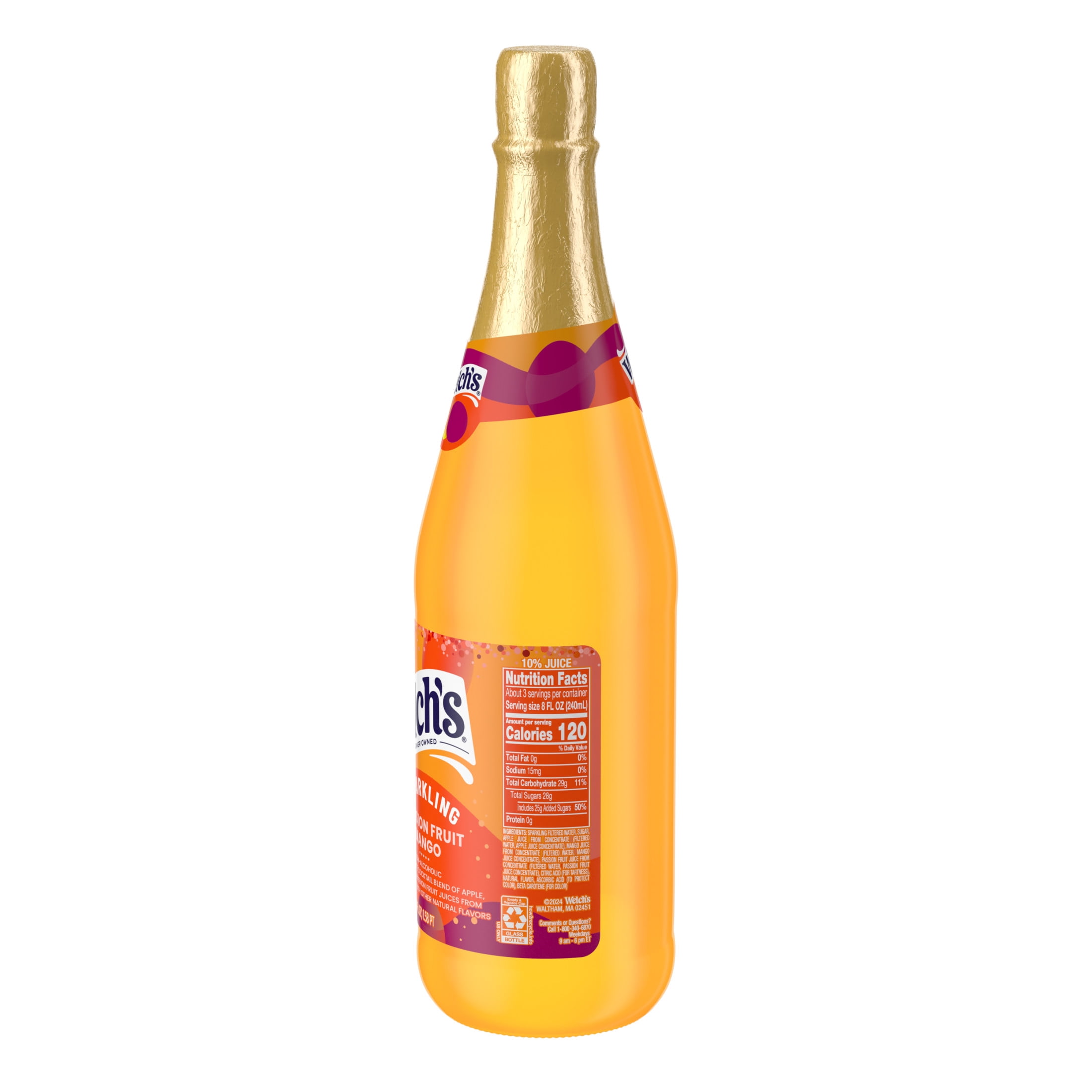 Welch's Passion Fruit Mango Cocktail, 25.4 oz Bottle