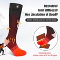 thumbnail image 2 of Sun Will Electric Heating Socks Black Rechargeable Battery Warm Socks for Hunting S-XL, 2 of 10