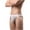 White, variant on Men G-String Briefs Casual Breathable Underwear Loose Elastic Waistband Pouch Slim Wear White 2XL