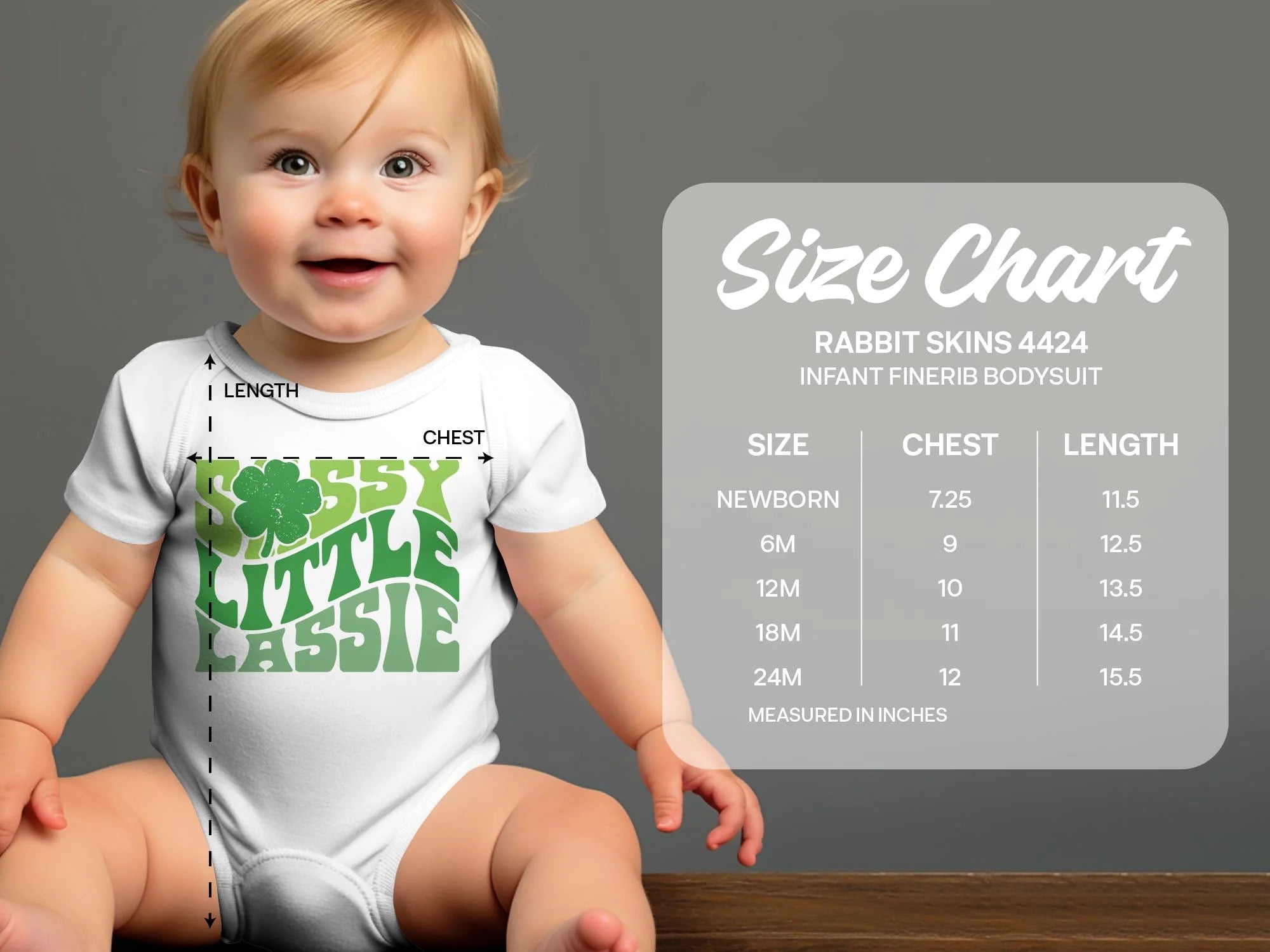 Sassy Little Lassie Onesie, St. Patrick's Day Baby Outfit, Irish Shamrock Baby Bodysuit, Green Clover Infant Clothing, Newborn Gift