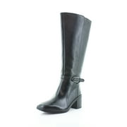 Naturalizer Elliot Women's Boots Black Leather Wide Calf Size 7 W