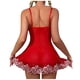 thumbnail image 4 of Ropa interior sexy para mujer Pijama sexy fino de encaje Camisón de dos piezas Fridja nalpqowj38574, 4 of 5