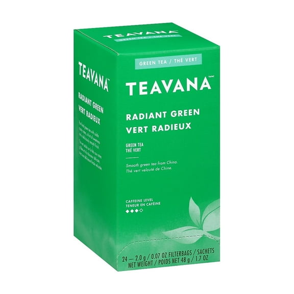 Teavana Radiant Green Tea Bags 24/Box (11090994) SBK13089