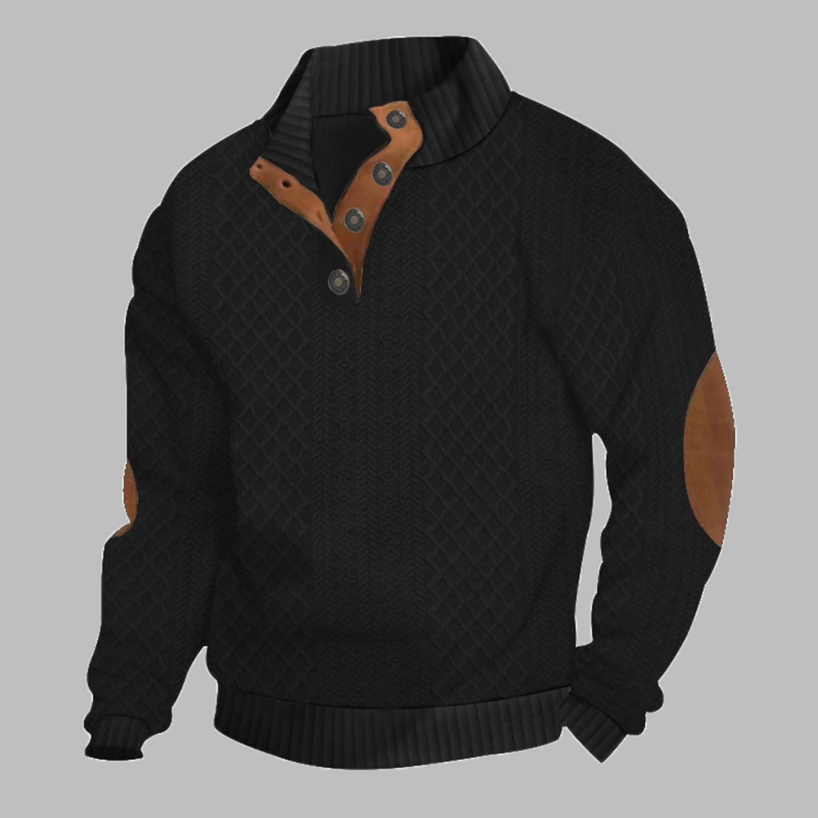 Moxiu Mens Corduroy Sweatshirt Outdoor Winter Casual Stand Collar
