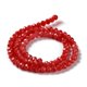 thumbnail image 2 of Baking Painted Imitation Jade Glass Bead Strands Faceted Rondelle FireBrick 4x3mm Hole: 1mm about 113~115pcs/strand 41~42cm, 2 of 4