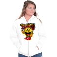 thumbnail image 4 of PACMAN Video Arcade Game Royalty Zip Up Hoodie Men's Women's Brisco Brands X, 4 of 5