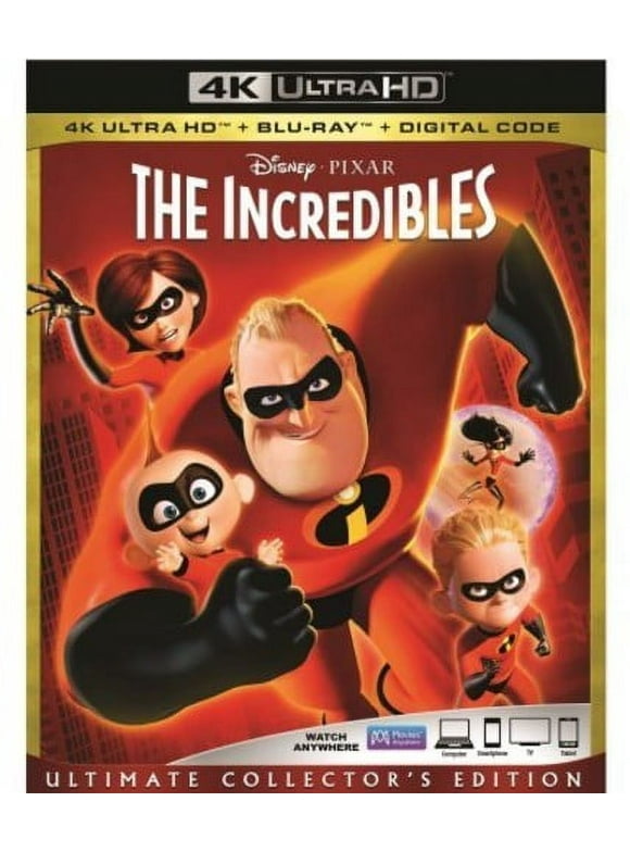 The Incredibles (4K Ultra HD + Blu-ray + Digital Code)