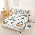 thumbnail image 2 of Erosebridal Teens Jungle Animal Deers Queen Sheet Sets 4 Pieces,Kids Boys Girls Kawaii Camping Car Bed Set,Microfiber Bedroom Decor, 2 of 5