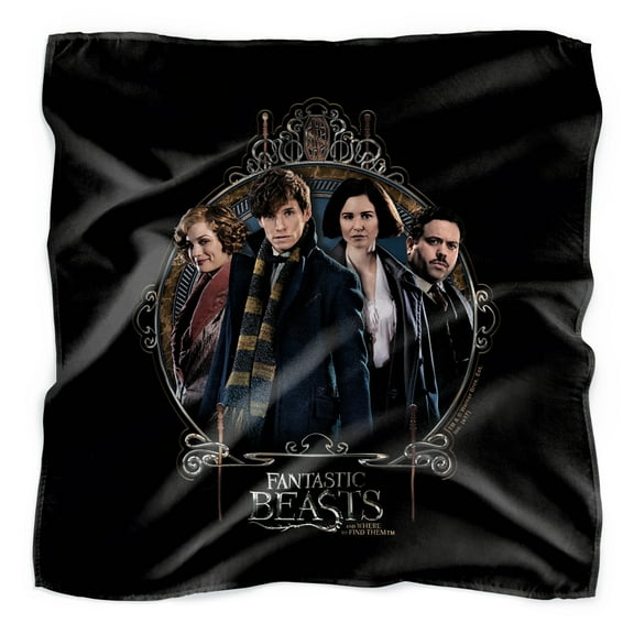 Fantastic Beasts and Where to Find Them Group Portrait Bandana (21 in x 21 in)
