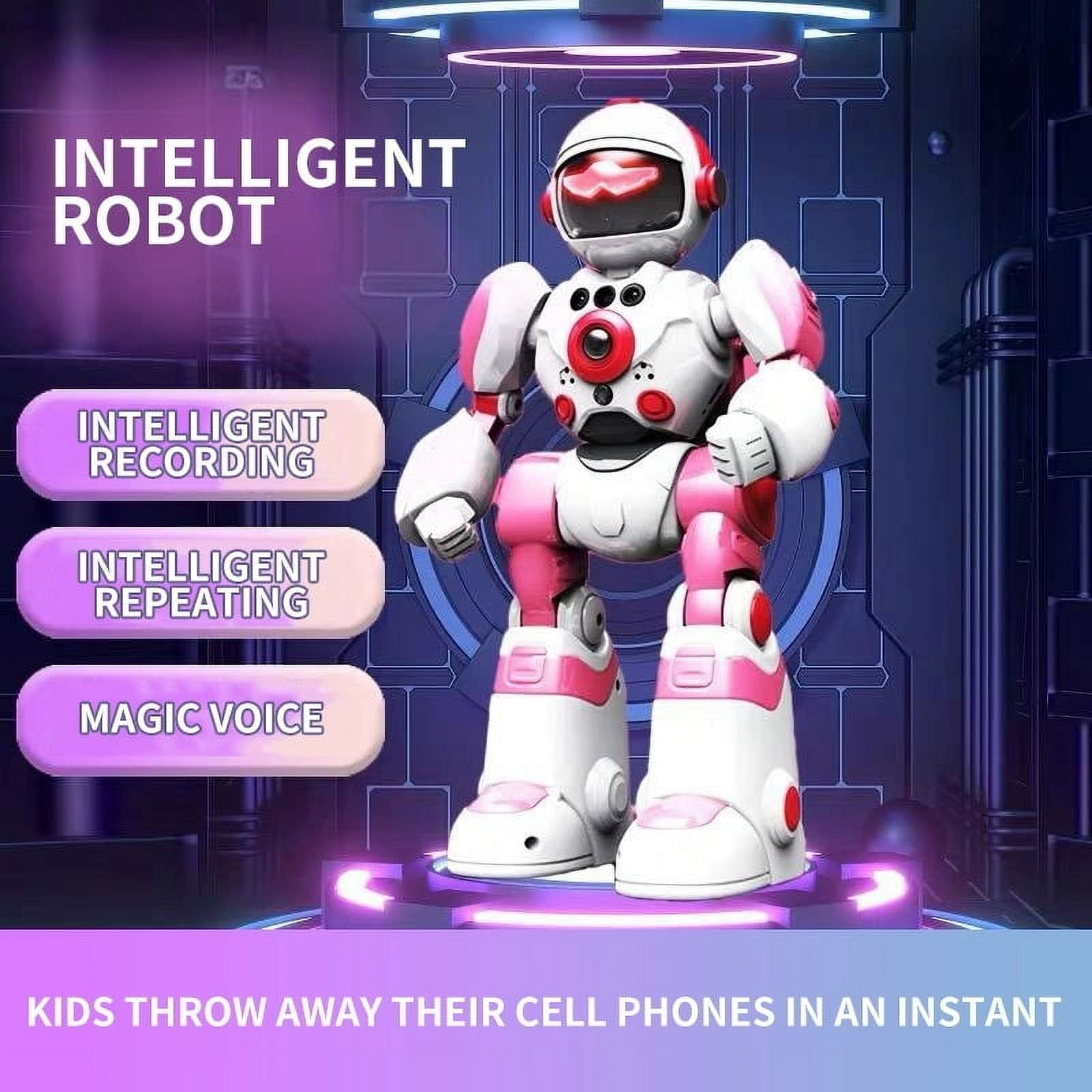 Remote Control Robot Singing Dancing Programmable with Infrared Gesture Gifts for Age 3 -8 Years Red