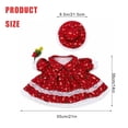 thumbnail image 3 of Christmas Porch Goose Outfit Xmas Dress with Hat for 23 Inch Goose Statue (Red Dress with Hat, One Size), 3 of 5