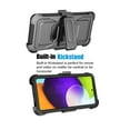 thumbnail image 3 of Njjex Phone Cases for Galaxy A52 4G 5G 6.5", [2 Pack Temerped Glass Screen Protector] Combo Holster Belt Clip [Heavy Duty] [Kickstand] Full-Body Rugged Holster Case (Black), 3 of 9