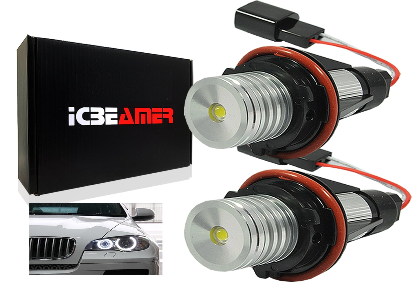 ICBEAMER for BMW E39 E53 E60 E61 E63 E64 E65 E66 E87 LED 12V 6W White