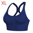 thumbnail image 2 of Toystoory Sujetador de Yoga para mujer, deportes, sujetador con relleno con aumento, camisetas sin mangas, chaleco, entrenamiento, Fitness, Uniforme atlético Azul marino SG, 2 of 6