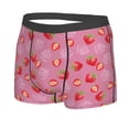 thumbnail image 5 of Goofa Cute Strawberry Printed Men's Boxer Briefs Underwear, Moisture-Wicking Underwear, Trunk,Soft and Breathable Cotton Underwear-XX-Large, 5 of 9