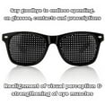 thumbnail image 3 of TaplcvyCorrection Glasses,VisionCorrection Glasses, Pinhole Glasses Multi-Hole Eyesight Improver,Space-Saving Inhole Glasses for Vision Correction Glasses Pin Hole Glasses Anti-Fatigue Eye Protection, 3 of 8