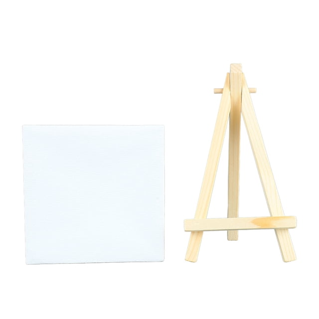 Mini Chevalet d'Exposition, 10 Pcs Mini Chevalet Support Mini Support en Toile Chevalet de Table Expérience Inégalée