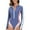 Light Purple, variant on Women's Sleeveless One Piece Wetsuit Conservative Sexy Backless Color Matching Swimsuit with Removable Bra Pads for Swimming Vacation,Navy,M