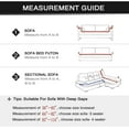 thumbnail image 5 of Housse de Sofa Imprimée Housses de Sofa Extensibles Housses de Causeuse à Motifs pour Sofa à 2 Places Coussin Ensemble Causeuse (US-BX,2 Places/causeuse), 5 of 5