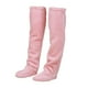 thumbnail image 5 of Calcetines peludos hasta la rodilla para mujer, cómodos y súper suaves para el dormitorio Rosa S, 5 of 9