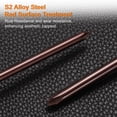 thumbnail image 5 of Uxcell 2pcs PH0 Phillips Screwdriver #0 9.25" Magnetic Screwdrivers 3.35" Heat-Treated S2 Alloy Steel with Ergonomic Handle for DIY Repairing, Red Brown, 5 of 7